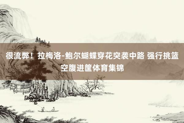 很流弊！拉梅洛-鲍尔蝴蝶穿花突袭中路 强行挑篮空腹进筐体育集锦