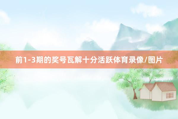 前1-3期的奖号瓦解十分活跃体育录像/图片