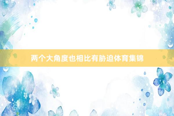 两个大角度也相比有胁迫体育集锦