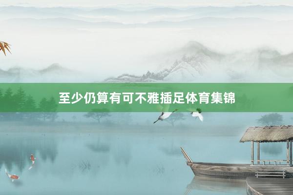 至少仍算有可不雅插足体育集锦