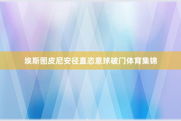埃斯图皮尼安径直恣意球破门体育集锦