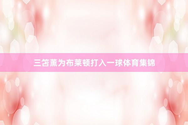 三笘薫为布莱顿打入一球体育集锦