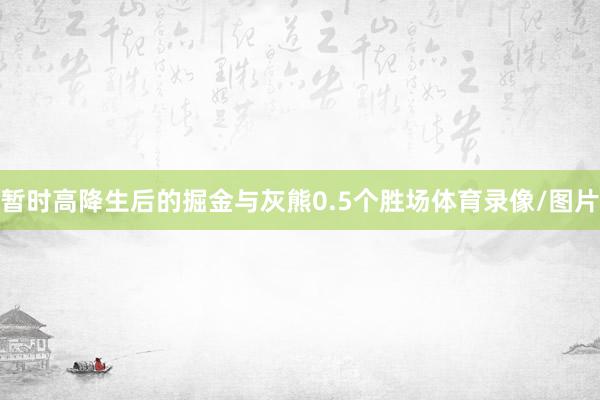 暂时高降生后的掘金与灰熊0.5个胜场体育录像/图片