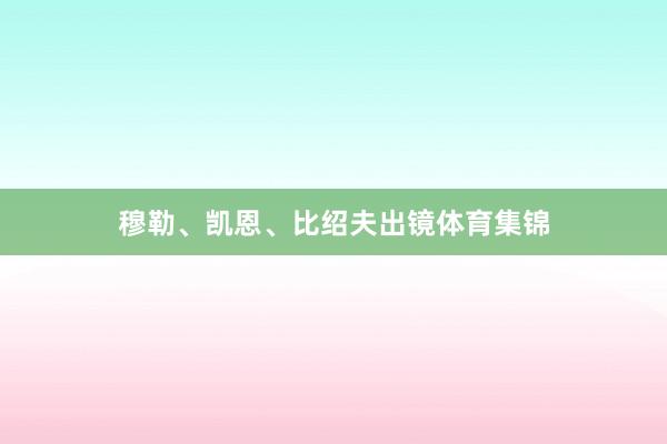 穆勒、凯恩、比绍夫出镜体育集锦