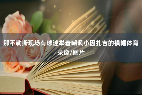 那不勒斯现场有球迷举着嘲讽小因扎吉的横幅体育录像/图片