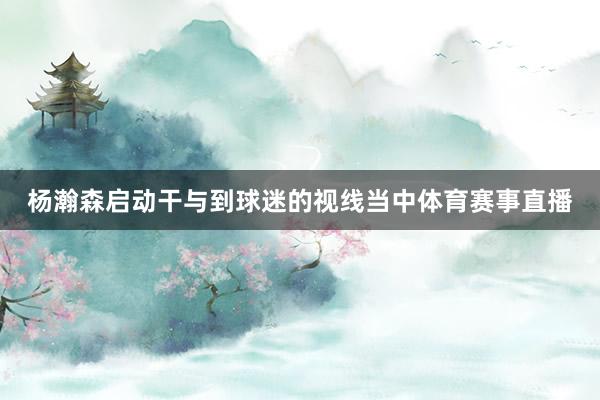 杨瀚森启动干与到球迷的视线当中体育赛事直播