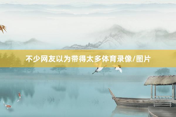 不少网友以为带得太多体育录像/图片