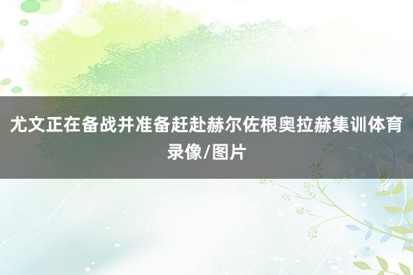尤文正在备战并准备赶赴赫尔佐根奥拉赫集训体育录像/图片