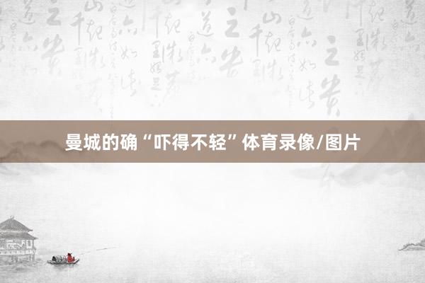 曼城的确“吓得不轻”体育录像/图片