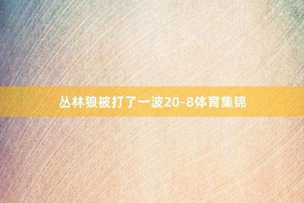 丛林狼被打了一波20-8体育集锦